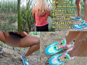 YummyCouple Porno Video: Spritz alles was Du hast auf meine neuen Sneakers